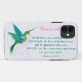 Aaronic Blessing Hummingbird English Case-Mate iPhone Case (Achterkant (horizontaal))