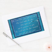 Aaronische zegen! rechthoekige sticker (Envelop)