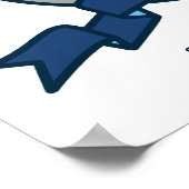 Aaronjongens noemen het blauwe groene poster (Hoek)