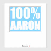 Aaronnaam Sticker (Vel)