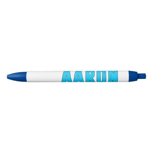 Aaronnaam Zwarte Inkt Pen (Voorkant)