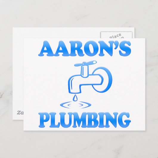 Aaron's stekelstaart briefkaart (Voorkant / Achterkant)