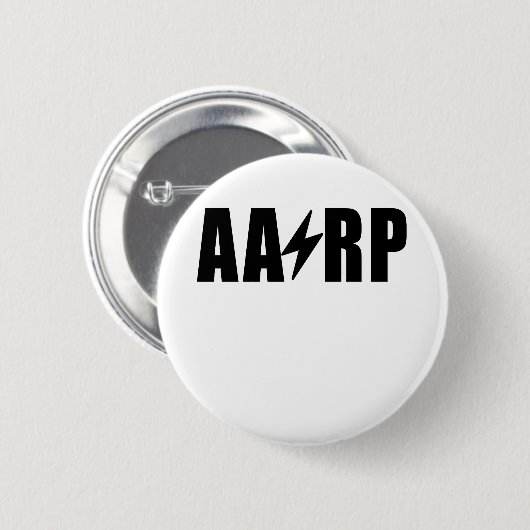 AARP RONDE BUTTON 5,7 CM (Voorkant /achterkant)