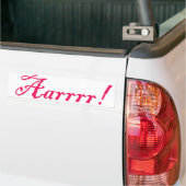 Aarrr, Bumpersticker (Op Truck)