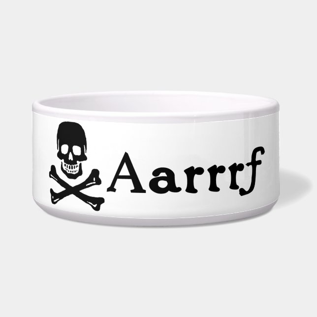 Aarrrf! Hondenkom Voerbakje (Voorkant)