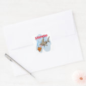 Aarshark Vierkante Sticker (Envelop)