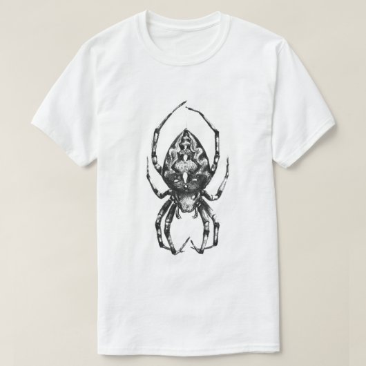 Aart Barn Spider White T-shirt (Design voorkant)