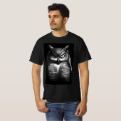 Aart Great Horned Owl T-shirt (Voorkant volledig)