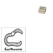 AARTHWORM ANIMAAL RUBBER STEMP RUBBERSTEMPEL (Gestempeld)