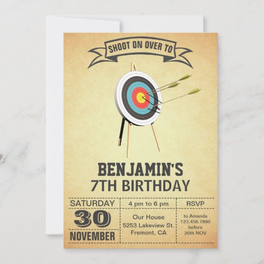 Aartsaarster Birthday Kaart (Voorkant)