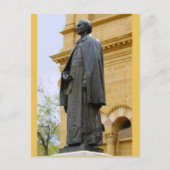 Aartsbisschop Jean-Baptiste Lamy standbeeld Briefkaart (Voorkant)