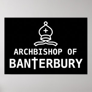 aartsbisschop van Banterbury Banter Merchant Gift Poster