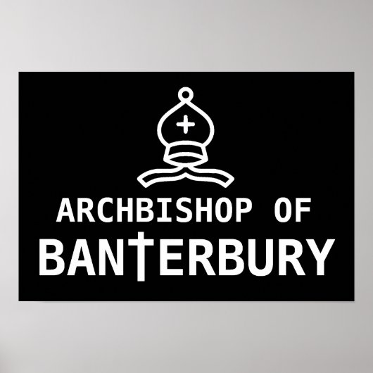 aartsbisschop van Banterbury Banter Merchant Gift Poster (Voorkant)