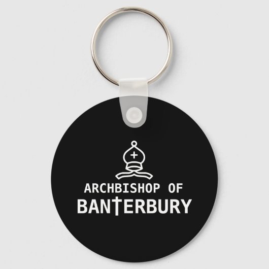 Aartsbisschop van Banterbury Sleutelhanger (Voorkant)