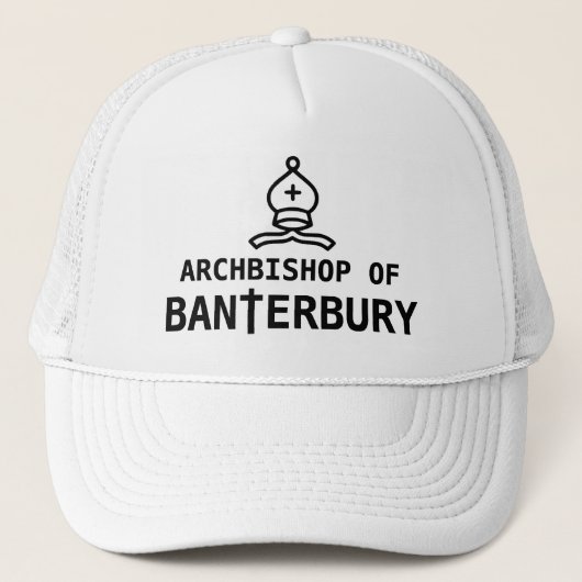 Aartsbisschop van Banterbury Trucker Pet (Voorkant)