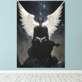 Aartsengel Azrael, Canvas Afdruk (Insitu (Houten vloer))