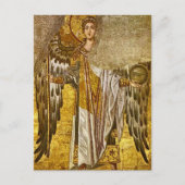 Aartsengel Gabriël Byzantijns Mozaïek Orthodox Ico Briefkaart (Voorkant)