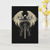 Aartsengel Gabriël Christelijke Engel Katholieke K Kaart (Gele Bloem)