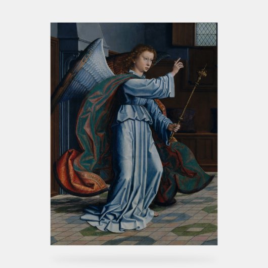 Aartsengel Gabriël door Gerard David Acryl Bord (Voorkant)