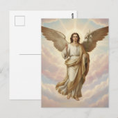 Aartsengel Gabriël - Engel Gabriël Briefkaart (Voorkant / Achterkant)