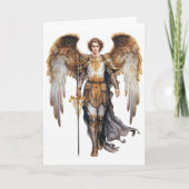 Aartsengel Gabriël Heilig Patron Sint Communicatie Kaart (Voorkant)