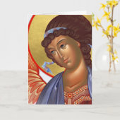 Aartsengel Gabriël met Christus en Moeder van God Kaart (Gele Bloem)