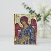 Aartsengel Gabriel Orthodox Christelijk Icoon Briefkaart (Staand voorkant)