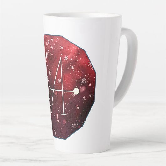 Aartsengel Gabriel Sigil Latte Mok (Rechterhoek)