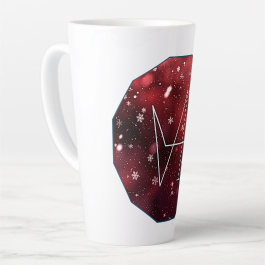 Aartsengel Gabriel Sigil Latte Mok (Linkerhoek)