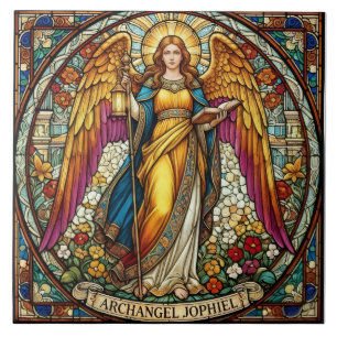 Aartsengel Jophiel Engel van Schoonheid & Creativi Tegeltje
