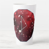 Aartsengel Jophiel Sigil Digitale Kunst Latte Mok (Voorkant)