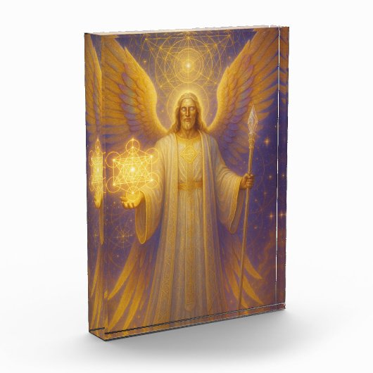 Aartsengel Metatron – Bewaker van de Heilige Wijsh Fotoblokken (Links)