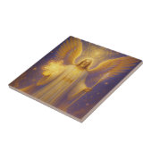 Aartsengel Metatron – Bewaker van de Heilige Wijsh Tegeltje (Zijkant)