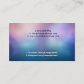 Aartsengel Metatron - kubus van metatron Visitekaartje (Achterkant)