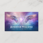 Aartsengel Metatron - kubus van metatron Visitekaartje (Voorkant)