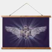 Aartsengel Metatron - Metatron's Cube Hangend Wandkleed (Voorkant)