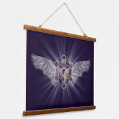 Aartsengel Metatron - Metatron's Cube Hangend Wandkleed (Gebogen)