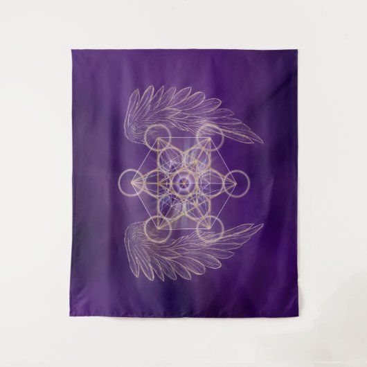 Aartsengel Metatron - Metatron's Cube Wandkleed (Voorkant)