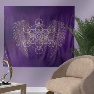 Aartsengel Metatron - Metatron's Cube Wandkleed
