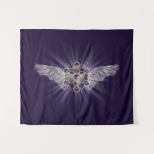 Aartsengel Metatron - Metatron's Cube Wandkleed