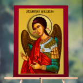 Aartsengel Michaël 2 Acryl Bord (Neutraal)