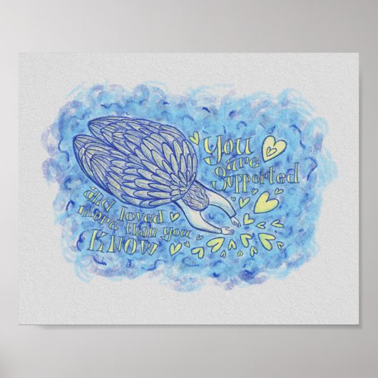 Aartsengel Michael Aangepaste Poster Kunstprint (Voorkant)