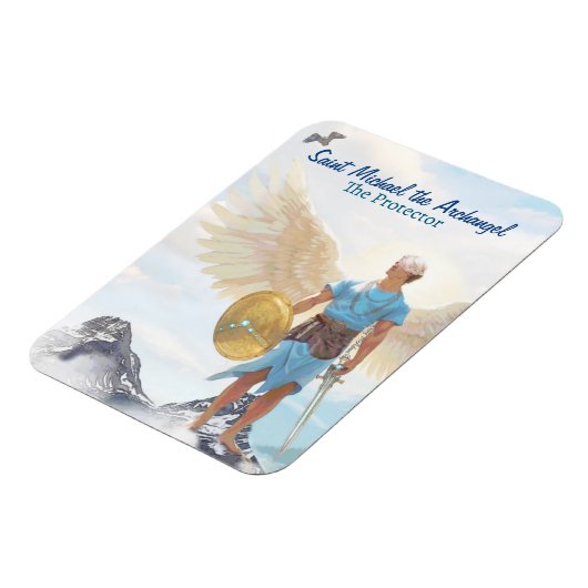 Aartsengel Michael Bescherming Engel Moed Sint Magneet (Linkerzijde)