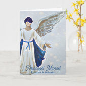 Aartsengel Michael Bescherming Sterkte Groet Kaart (Gele Bloem)