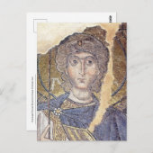 Aartsengel Michaël Byzantijns Mozaïek Orthodox Ico Briefkaart (Voorkant / Achterkant)