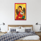 Aartsengel Michaël Canvas Afdruk (Insitu (Slaapkamer))