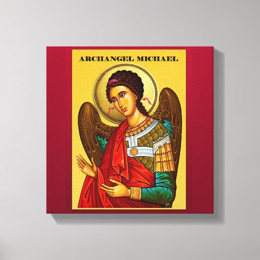 Aartsengel Michaël Canvas Afdruk (Voorkant)