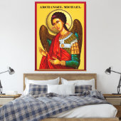 Aartsengel Michaël Canvas Afdruk (Insitu (Slaapkamer))