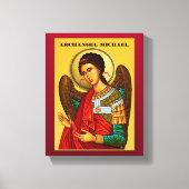 Aartsengel Michaël Canvas Afdruk (Voorkant)