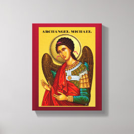 Aartsengel Michaël Canvas Afdruk